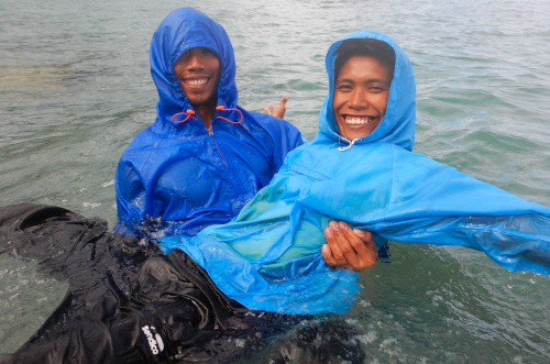 nerds swimming in anoraks