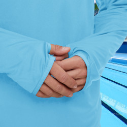 wet swim shirt in pool